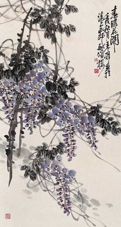 王个簃 春暖花开 立轴